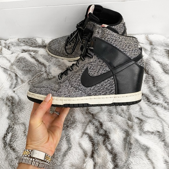 nike hidden wedge sneakers